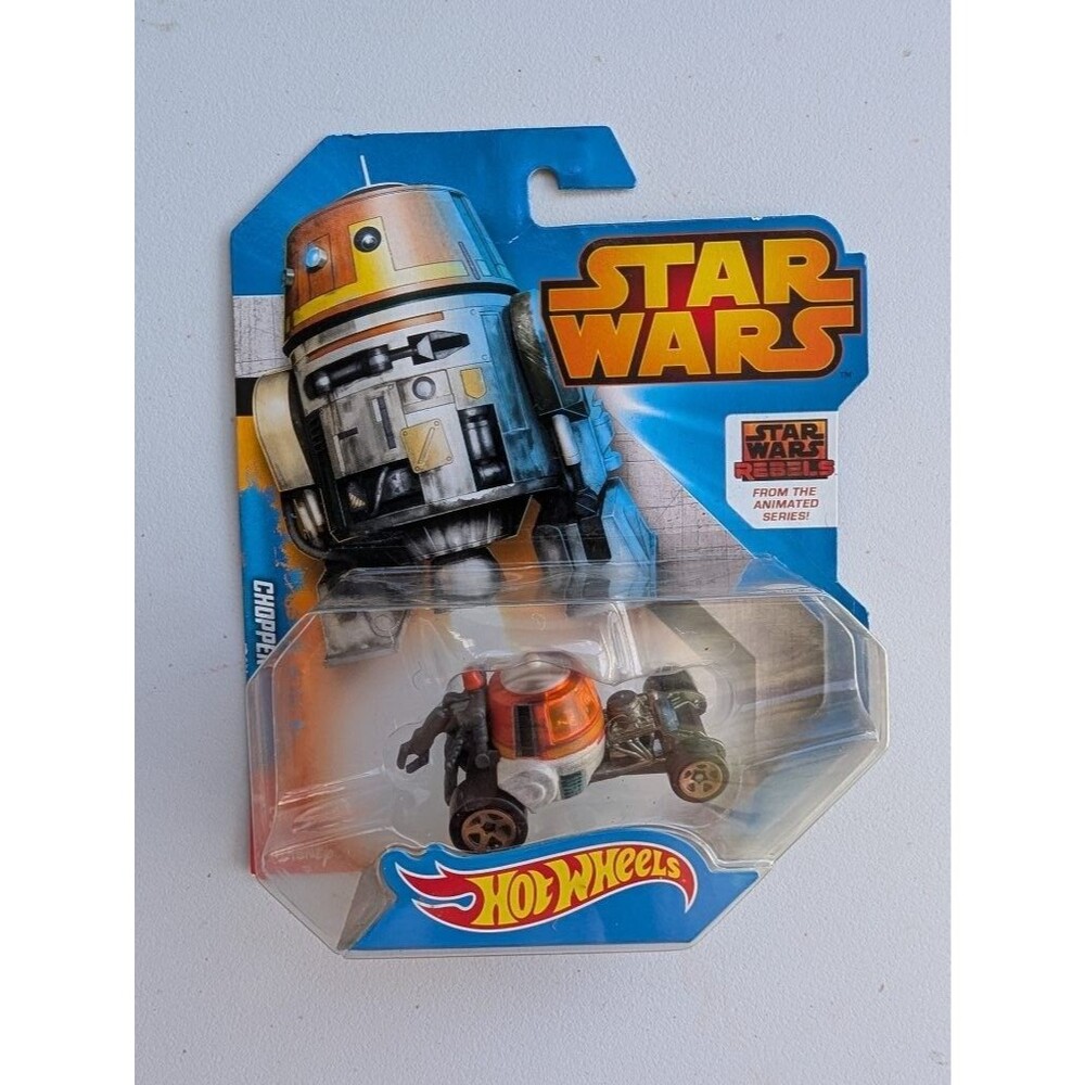 Hot Wheels Star Wars Rebels Chopper Droid Die-Cast Car MOC CGW48 Orange Metal